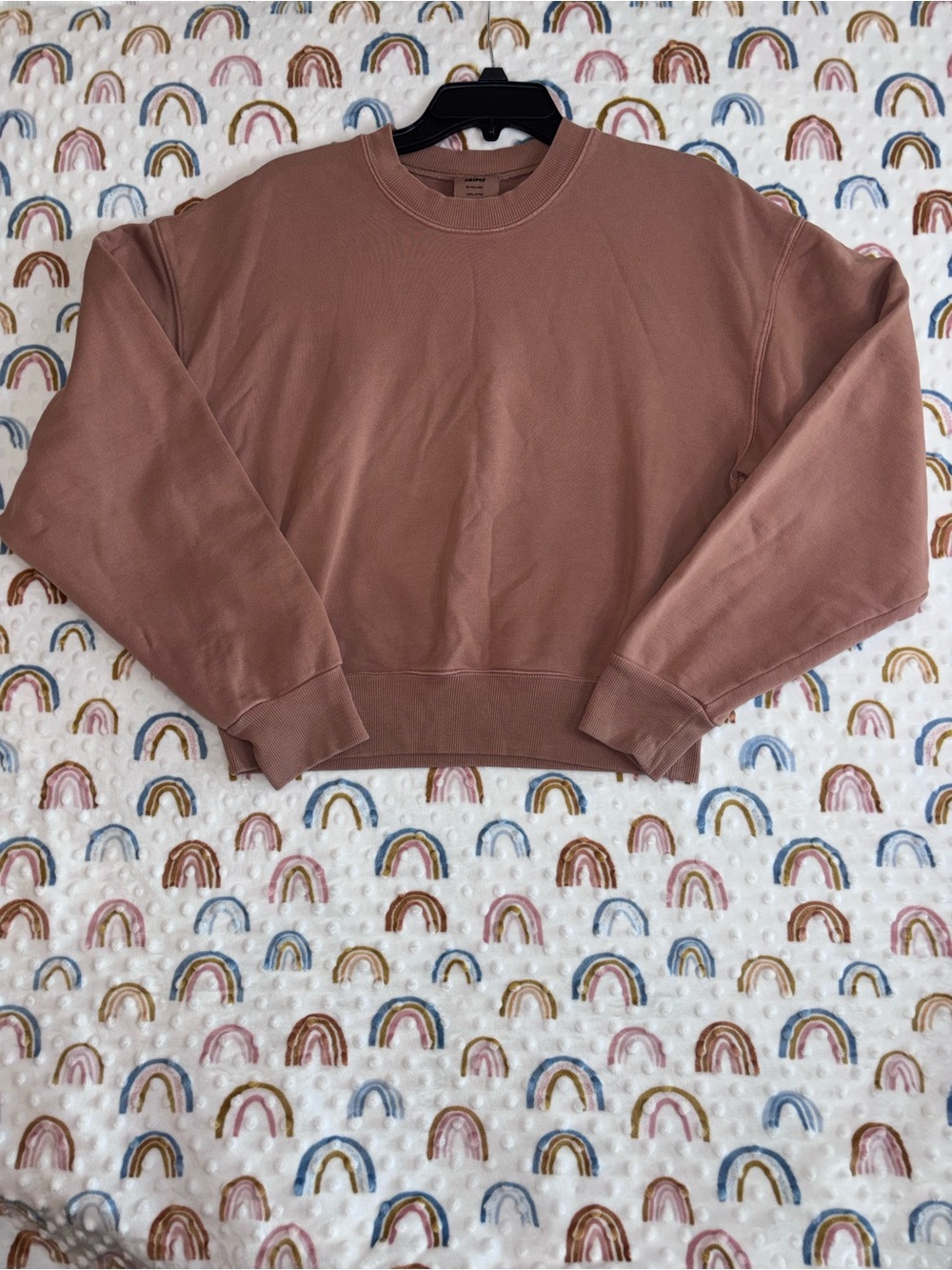 SKIMS Women’s Crewneck Sweatshirt in Dusty Mauve Size M